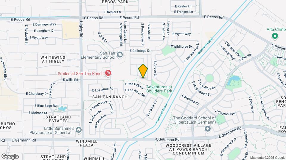 3625 E Thunderheart Trail Map and Location Details