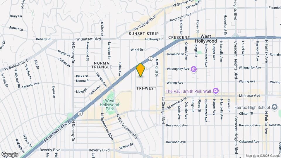 829 Westbourne Dr Map and Location Details