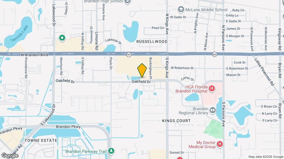 Brandon Palms Apartments Map and Location Details