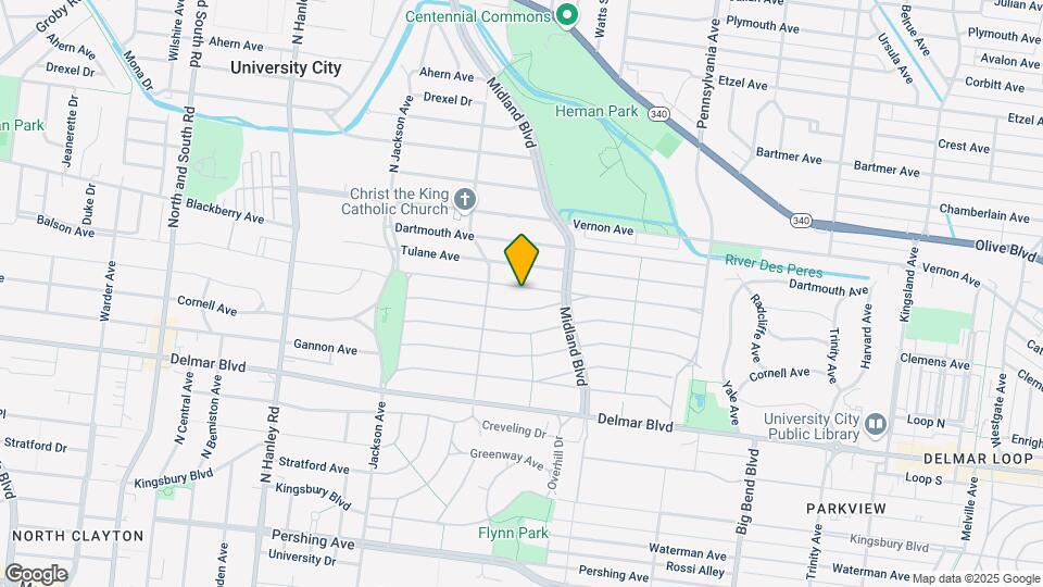 7234 Amherst Ave, Unit 2E Mapa y Detalles de la Ubicación