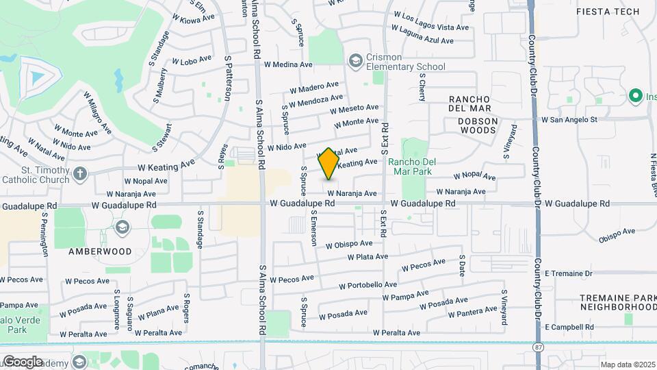 2739 S Emerson Cir Map and Location Details