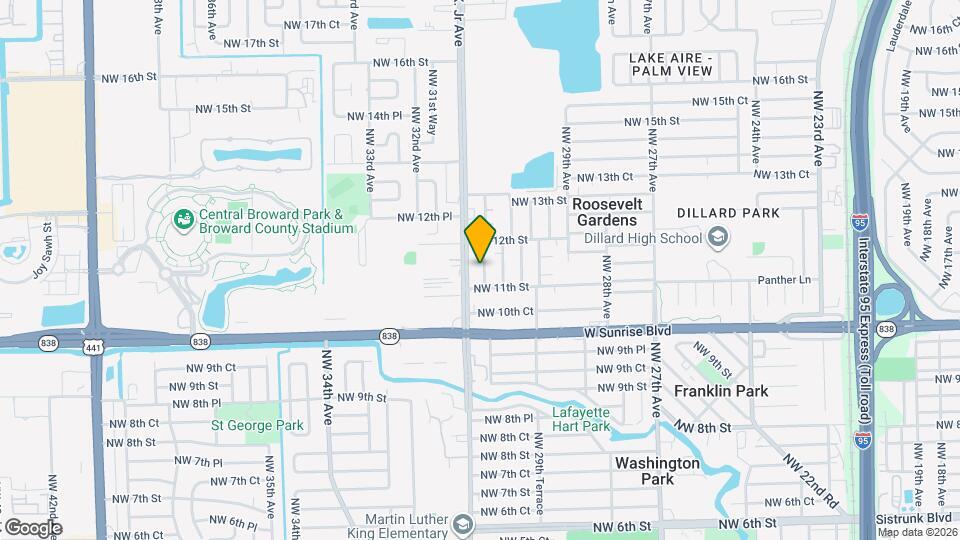 1121 NW 30th Ter Mapa y Detalles de la Ubicación