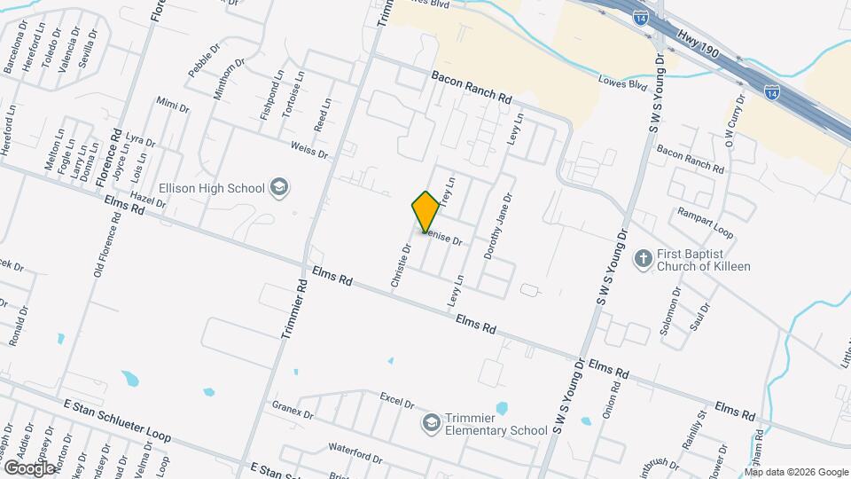 3603 Amanda Dr Map and Location Details