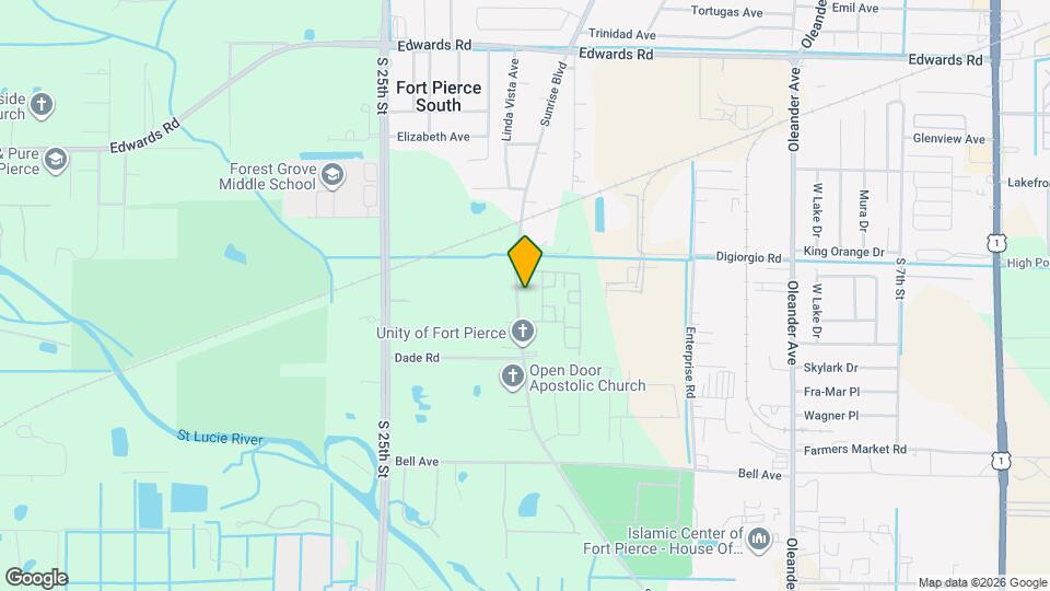 3324 Sunrise Blvd Map and Location Details