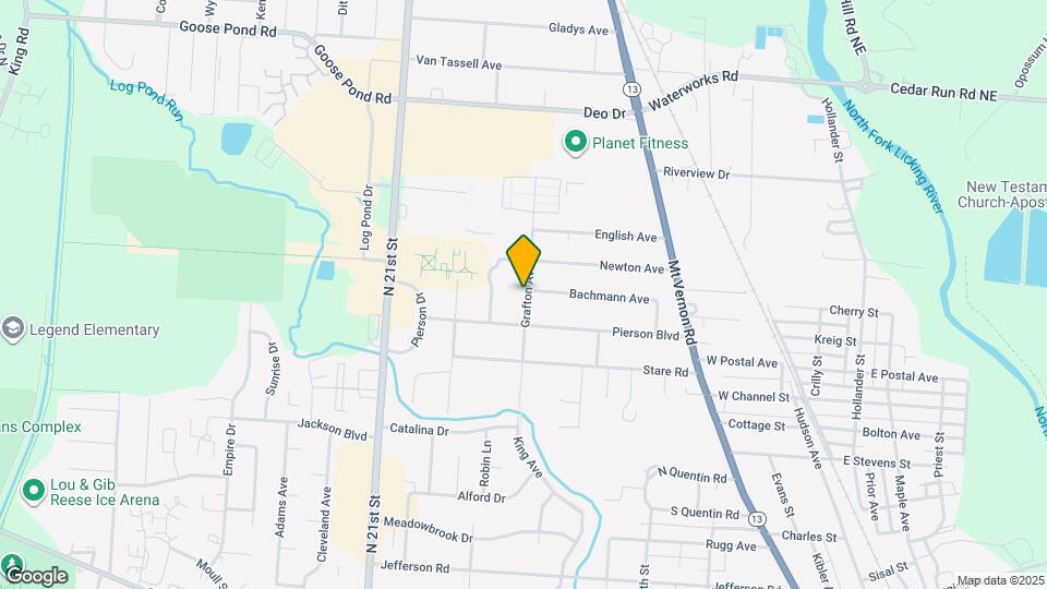 855 Grafton Ave Map and Location Details