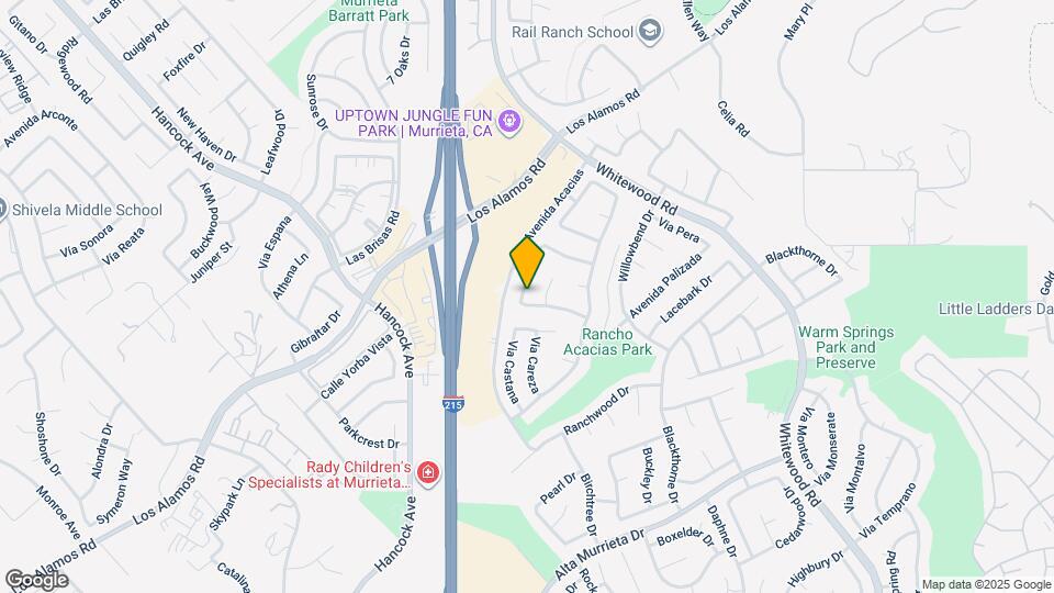 39732 Via Las Palmas Map and Location Details