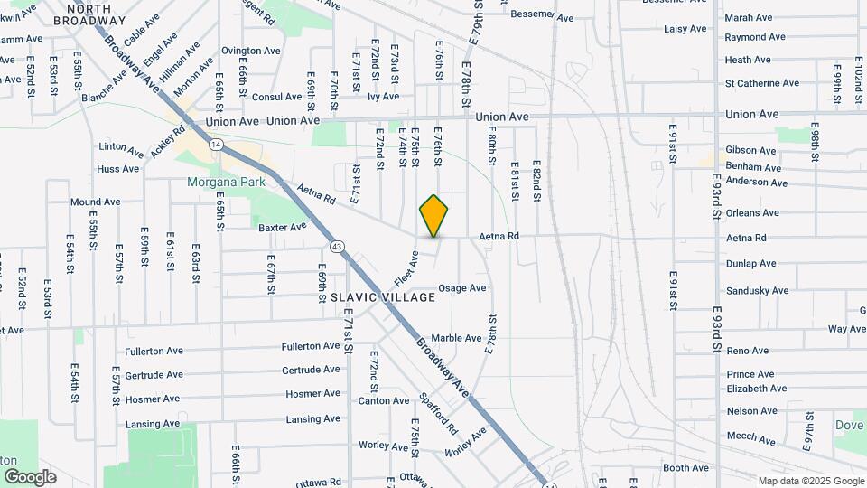 3660 E 76th St Map and Location Details