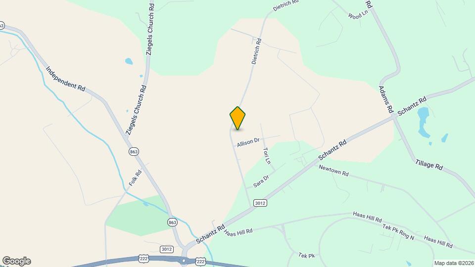 10108 Dietrich Rd Map and Location Details