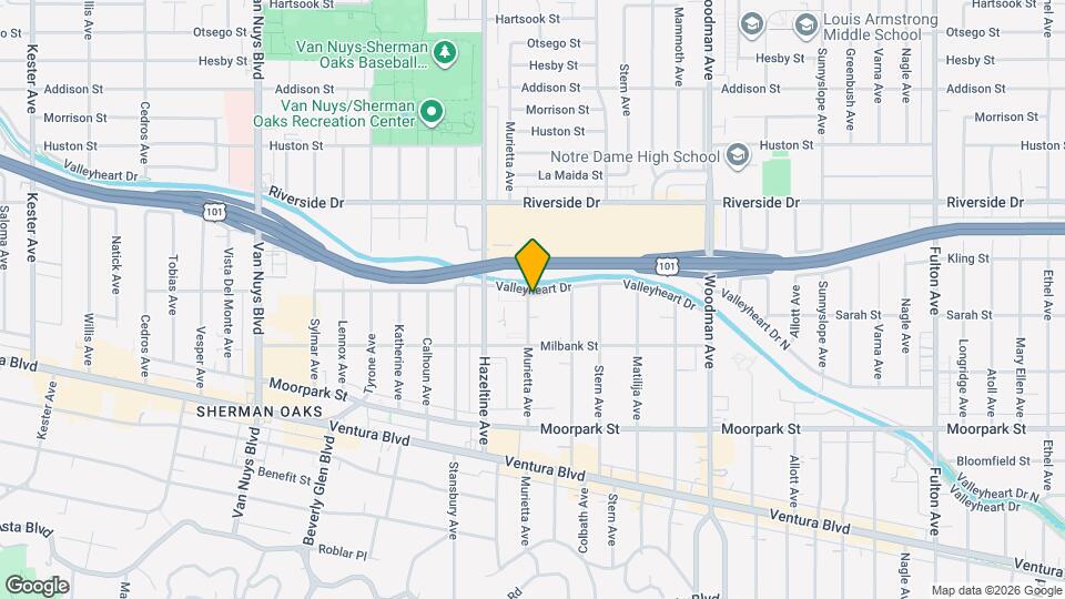 4552 Murietta Ave Mapa y Detalles de la Ubicación