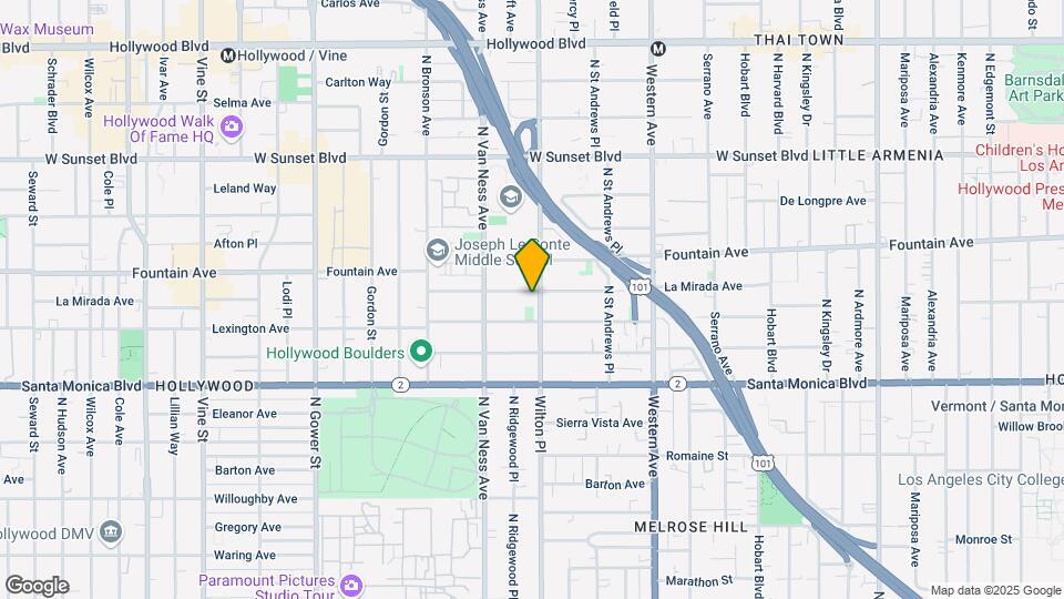 5704 La Mirada Ave Map and Location Details