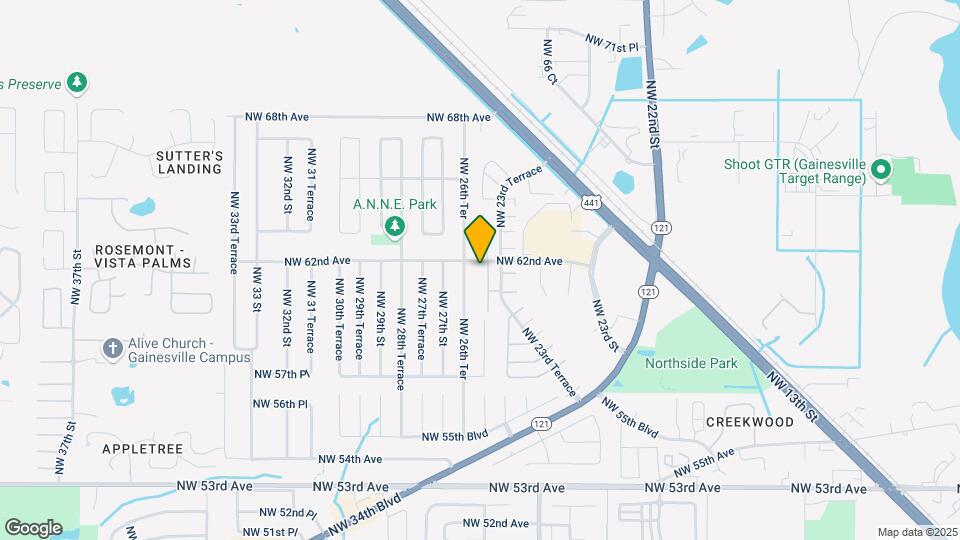 6136 NW 26th St Map and Location Details