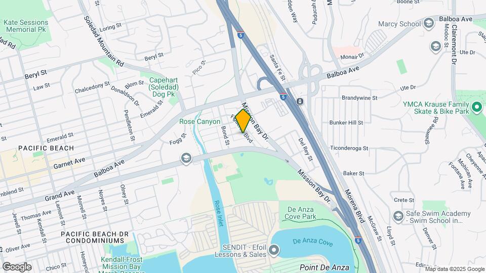 4464 Figueroa Blvd Map and Location Details