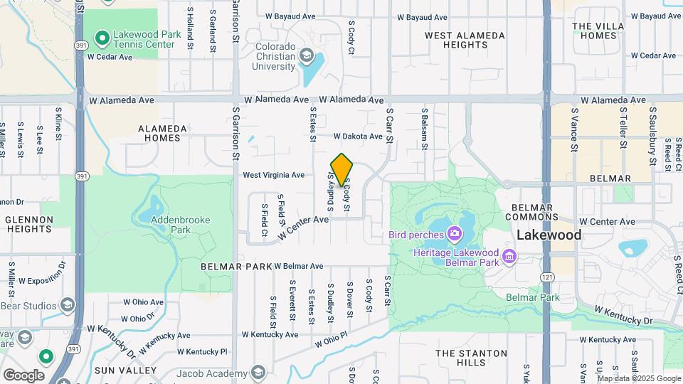 535 S Cody St Map and Location Details