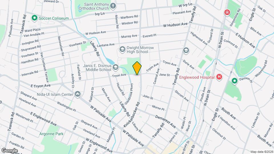 190 Knickerbocker Rd, Unit 10 Mapa y Detalles de la Ubicación