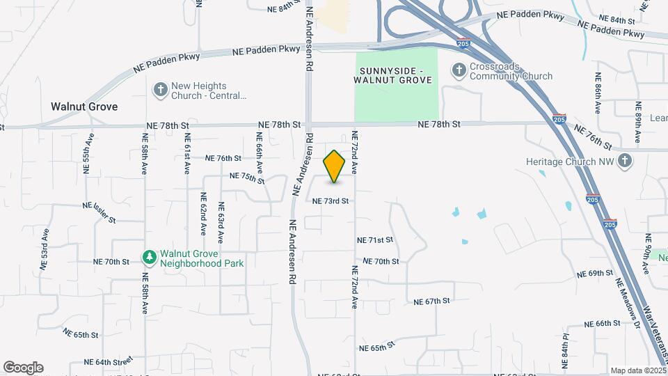 7403 NE 70th Ct Map and Location Details
