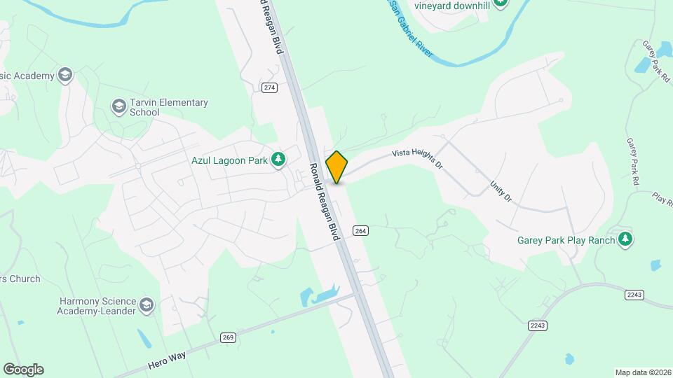 2716 Vista Heights Dr Map and Location Details