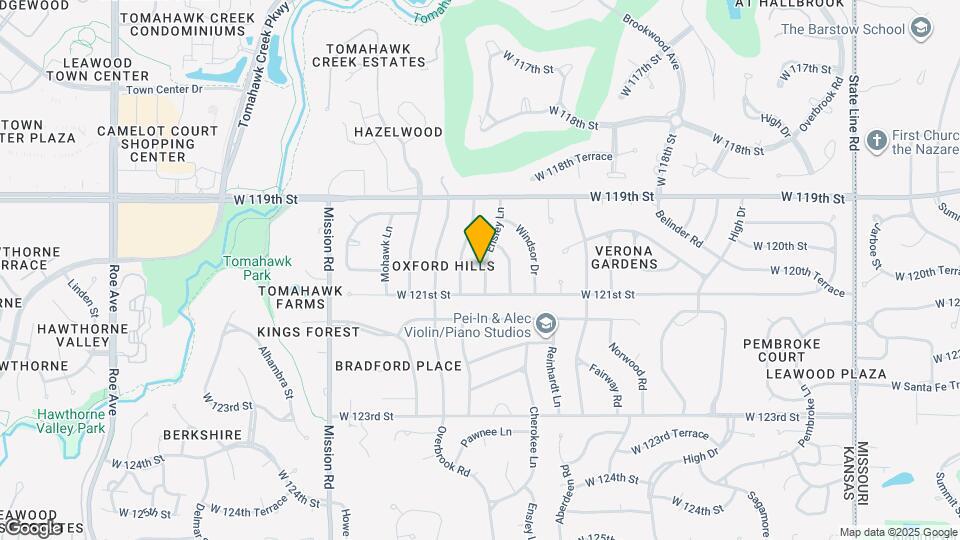 12012 Ensley Ln Map and Location Details