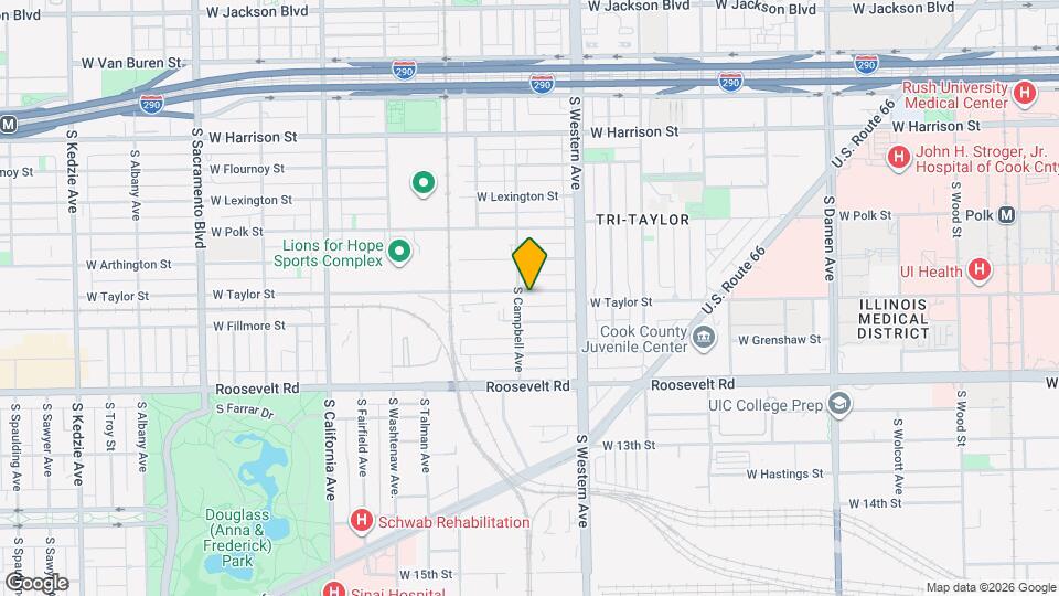 2451 W Taylor St, Unit 2 Map and Location Details