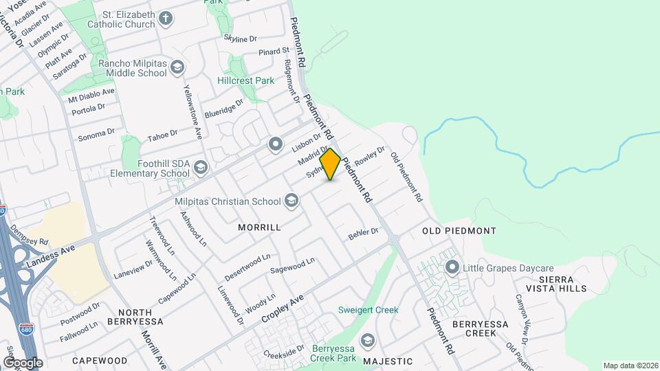 3578 Rowley Dr Map and Location Details