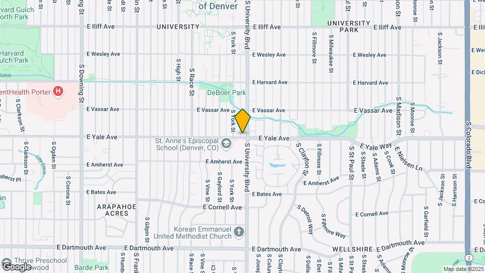 2697 S University Blvd Map and Location Details
