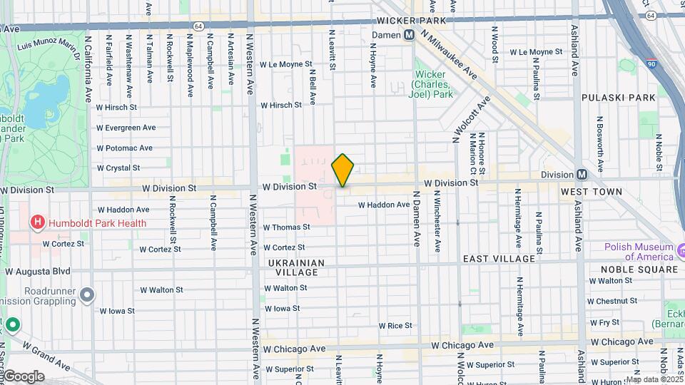 2151 W Division St Mapa y Detalles de la Ubicación
