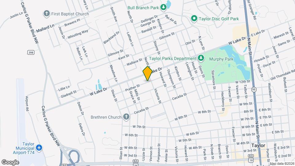1501 Prather St Mapa y Detalles de la Ubicación