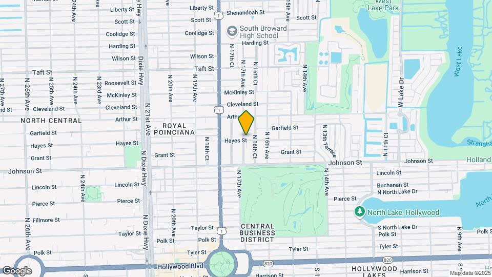1655 Hayes St Map and Location Details