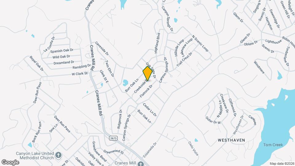 566 Creekside Cir Map and Location Details