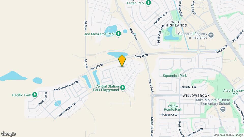 338 Skeena Cres Map and Location Details