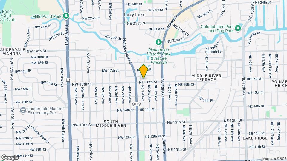 111 NE 16th St, Unit 111 Map and Location Details
