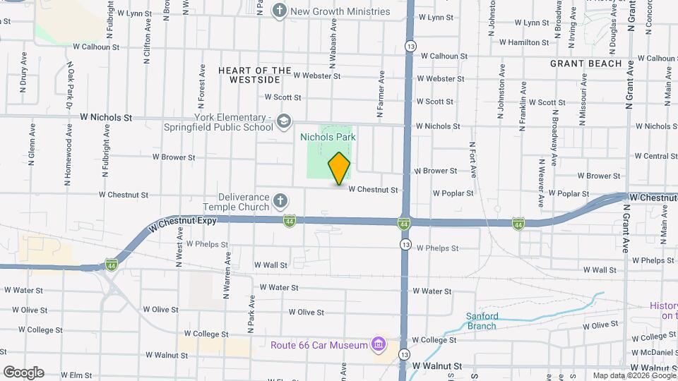 1832 W Chestnut St Map and Location Details