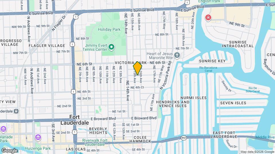 1508 NE 5th St Map and Location Details