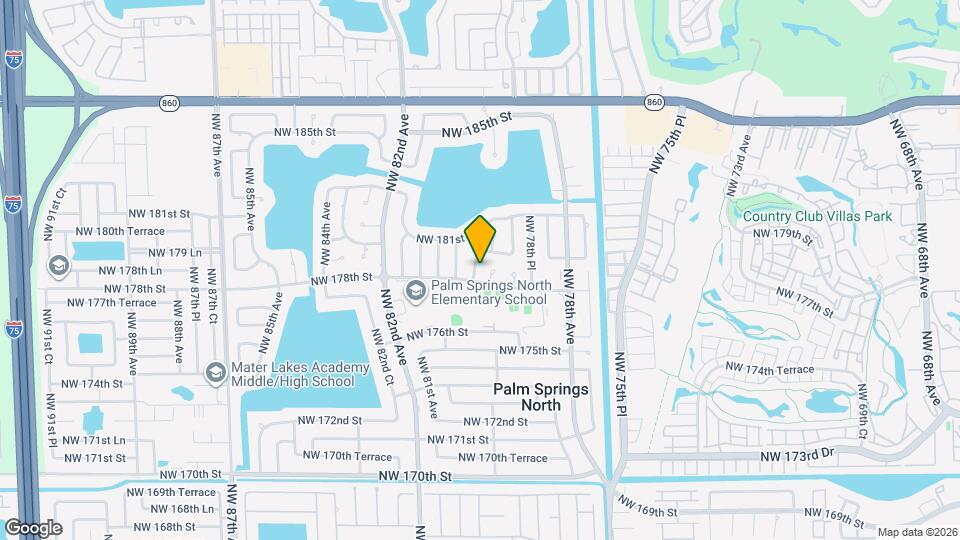 17821 NW 79th Pl Map and Location Details