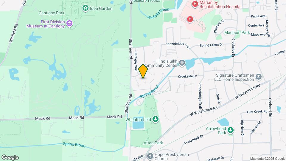 1588 Burr Oak Ct Map and Location Details