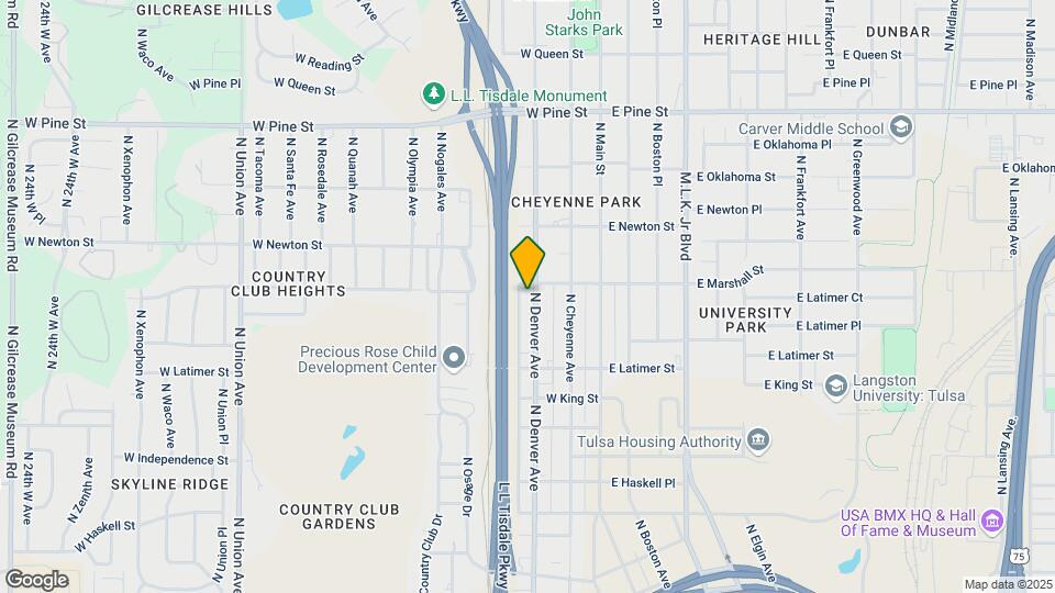 1158 N Denver Ave Map and Location Details