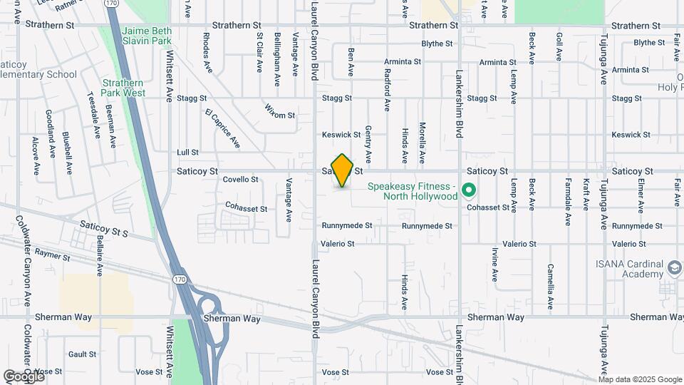 7525 Ben Ave Map and Location Details