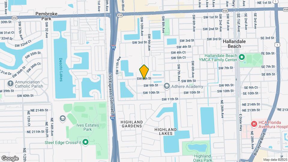 925 SW 8th St Map and Location Details