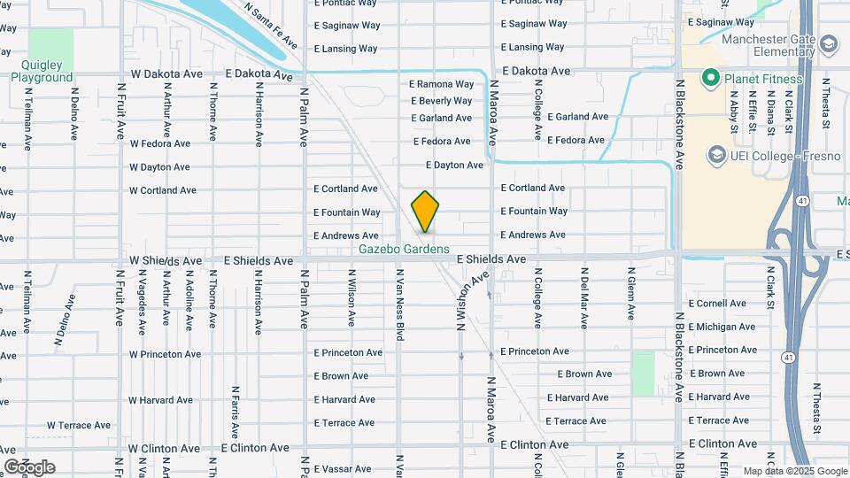 3211 N Wishon Ave Map and Location Details