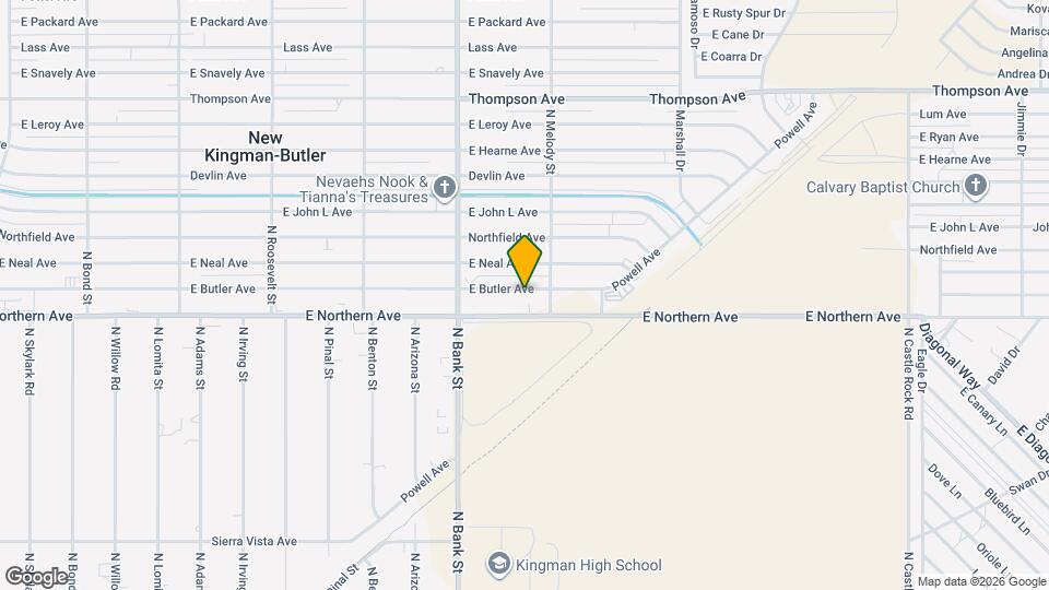 3090 E Butler Ave Map and Location Details