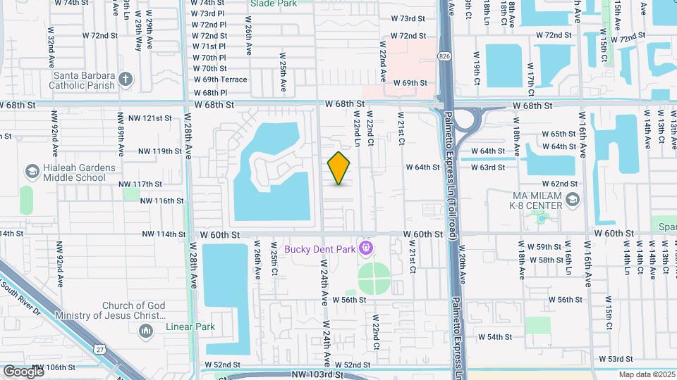 6239 W 24th Ave, Unit 1 Mapa y Detalles de la Ubicación