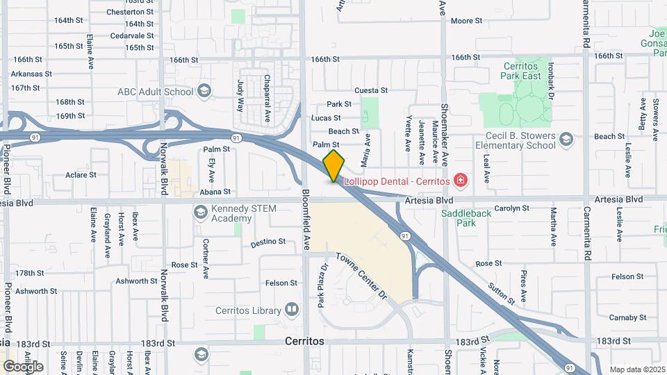 12651 Artesia Blvd Mapa y Detalles de la Ubicación