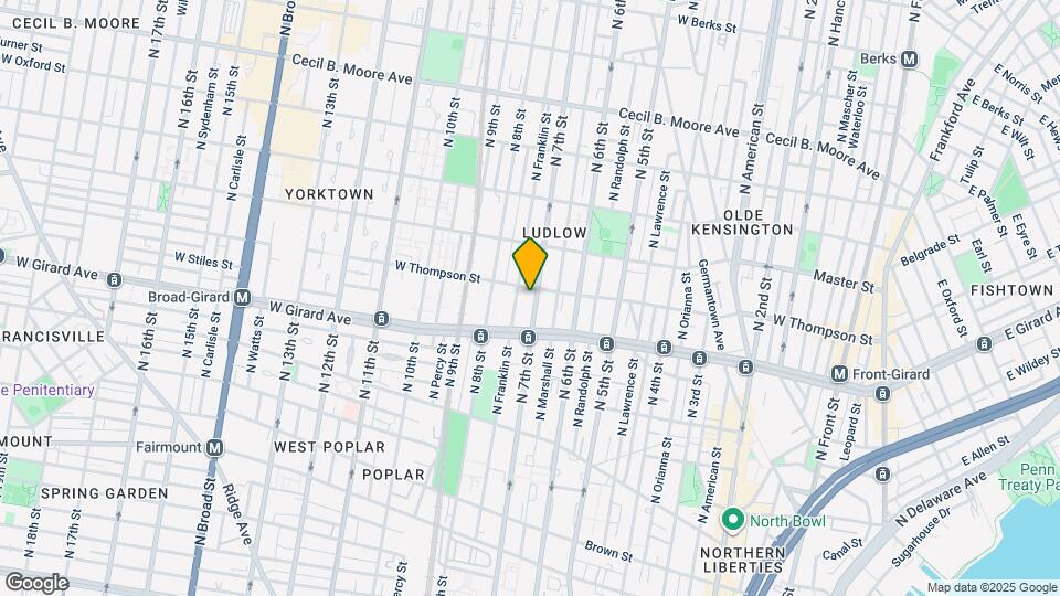 1222 N 7th St Mapa y Detalles de la Ubicación