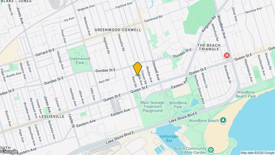 36 Ashdale Ave Map and Location Details