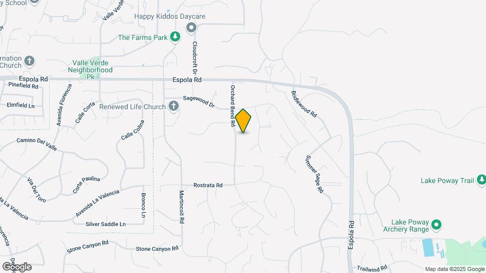16619 Orchard Bend Rd Map and Location Details