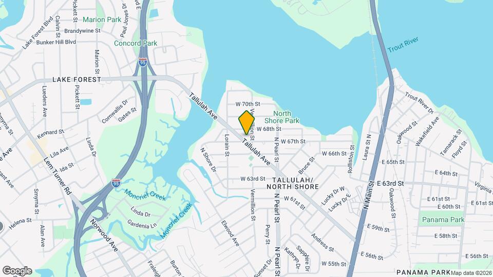 417 W 67th St Map and Location Details