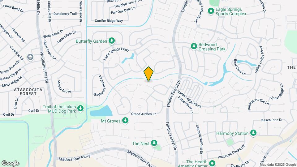 12211 Sunlight Peak Ln Map and Location Details