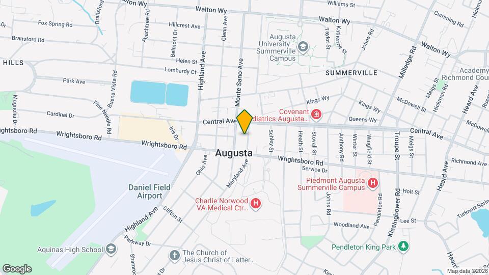 1529 Craig St Map and Location Details