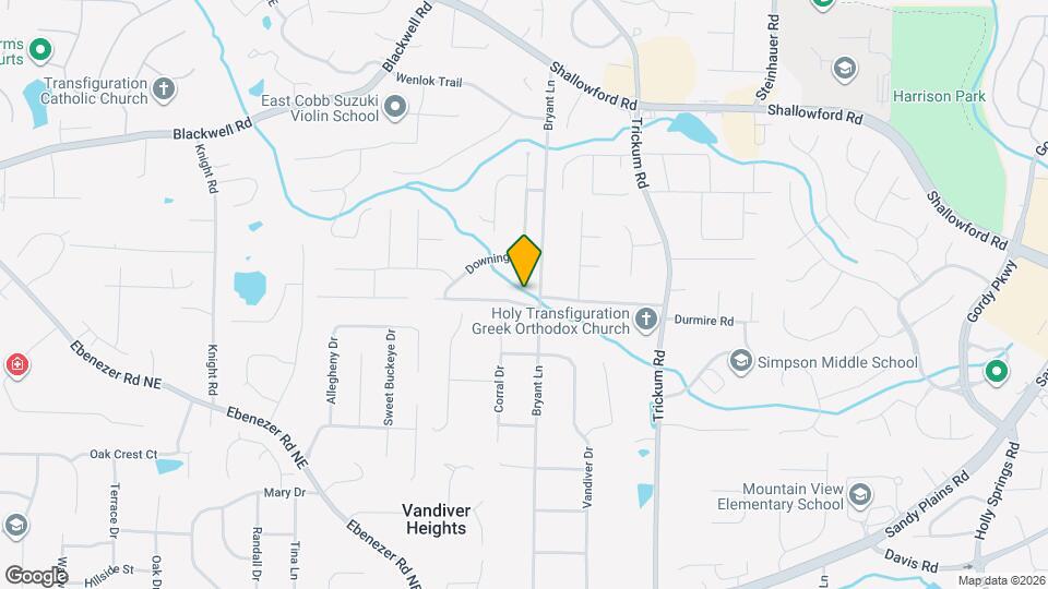 2189 Chartwell Dr Map and Location Details