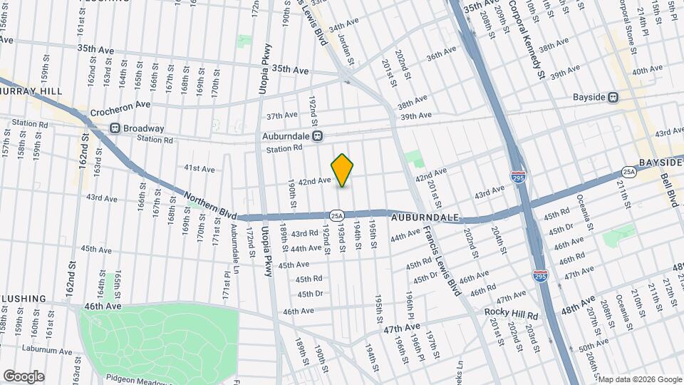 4223 193rd St, Unit 1FL Map and Location Details