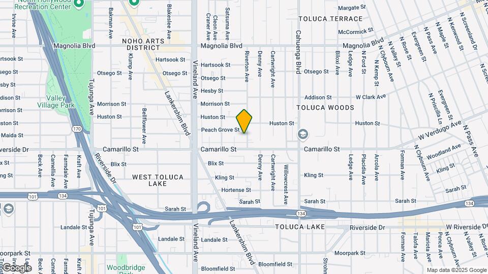 4827 Riverton Ave Mapa y Detalles de la Ubicación